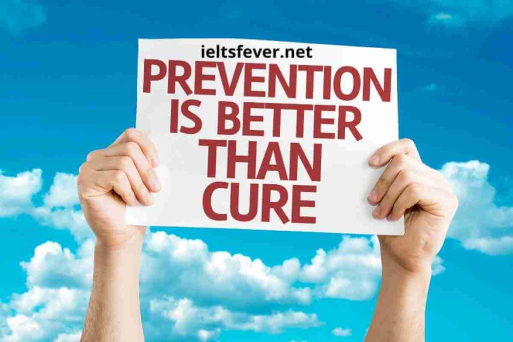 “Prevention is better than cure.” Out of a country’s health budget, (1) (1)