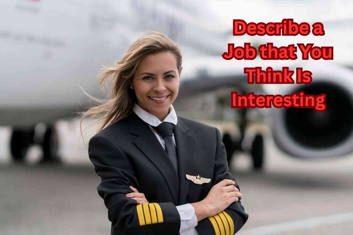 Describe a Job that You Think Is Interesting